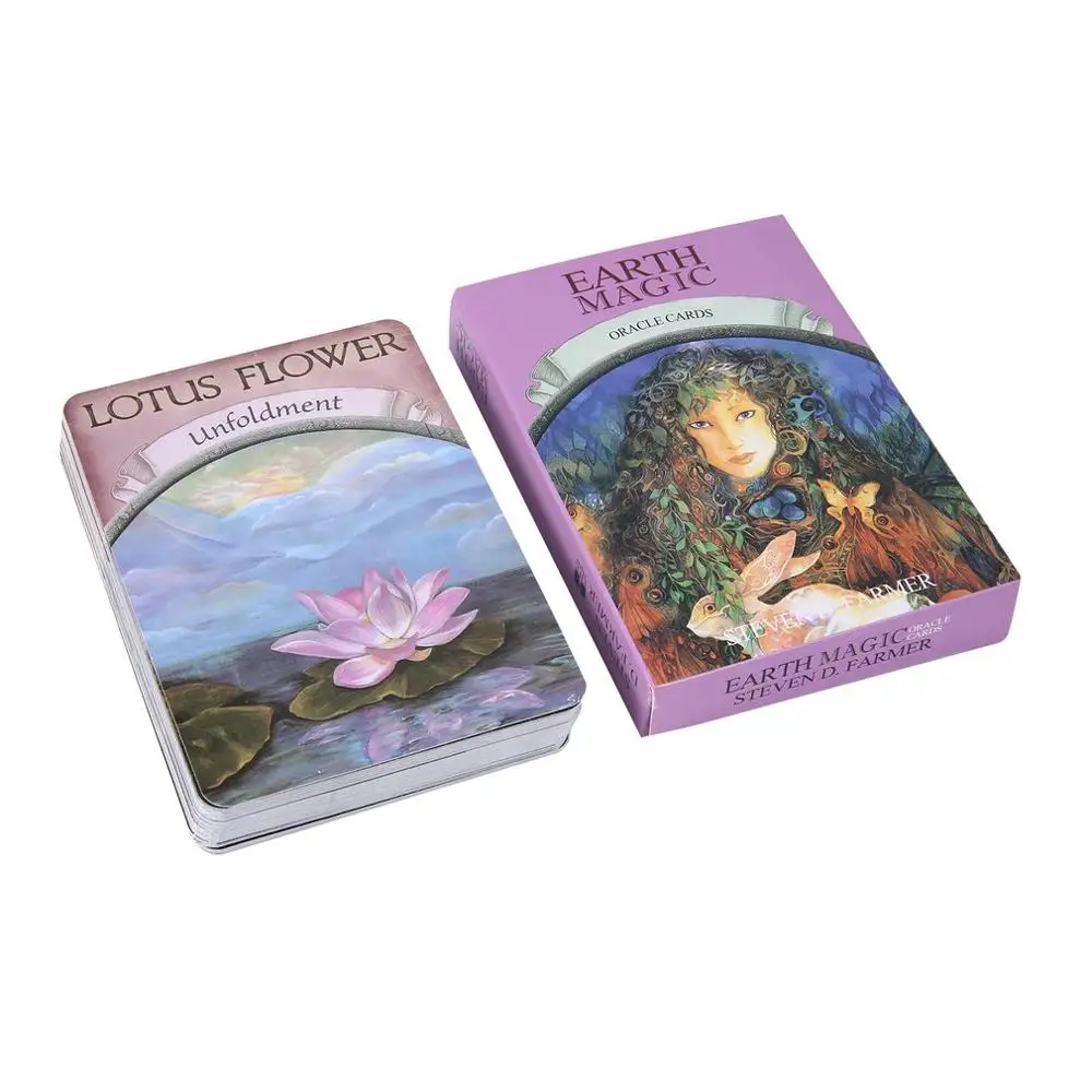 

Magic Oracle Cards Earth Magic:read Fate Tarot Card Game For Personal Use Board Game A 48-card Deck And Guidebook