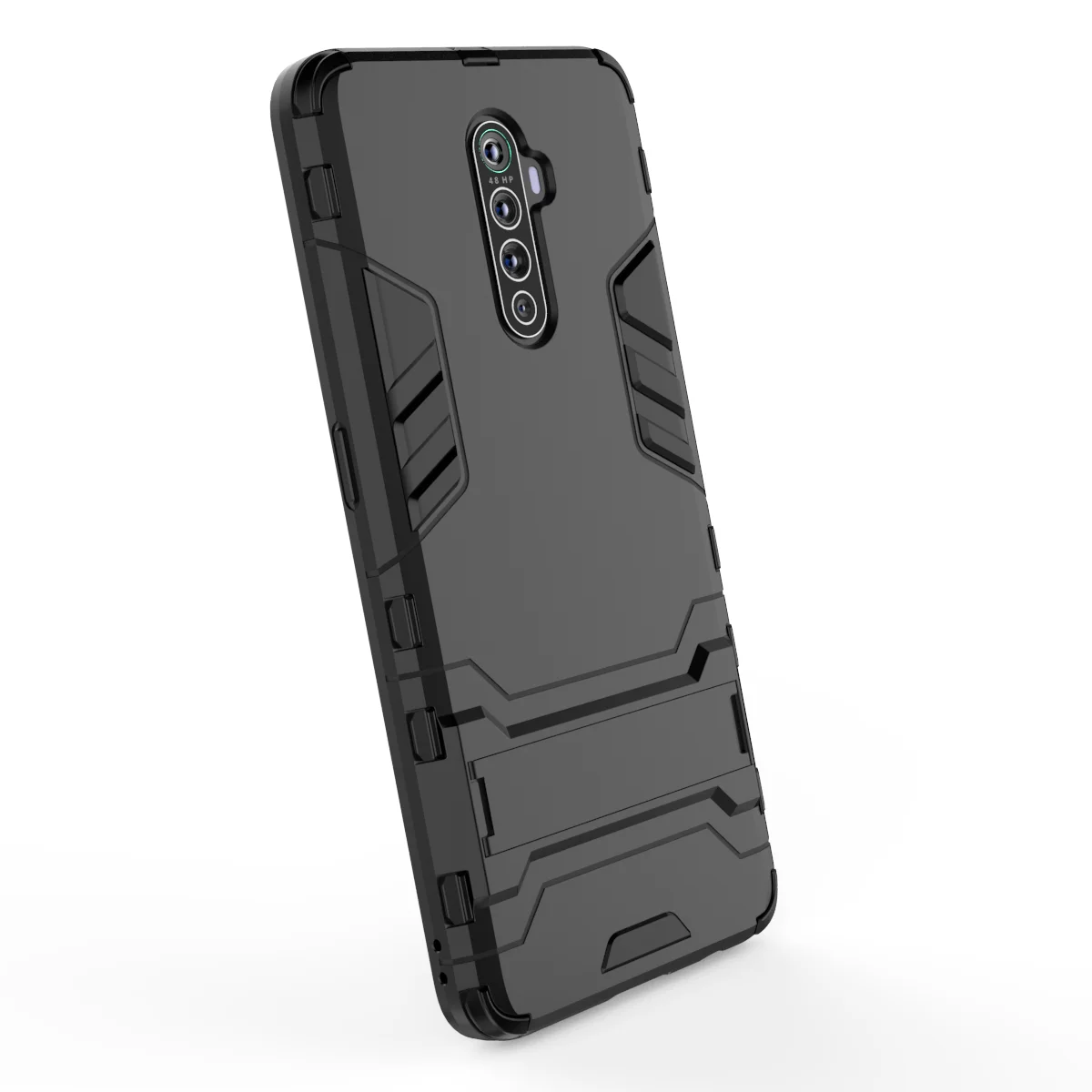 Чехол для OPPO Reno Ace противоударный жесткий силиконовый чехол с держателем