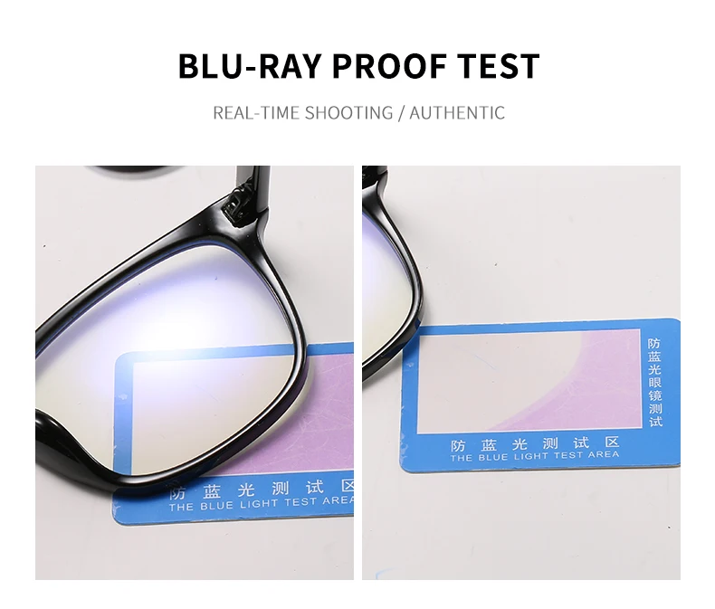 DUBERY Anti Blue Light Glasses For Men Women Computer Game Anti Radiation Blue Ray Blocking Glasses Blocker Goggles Eyeglasses