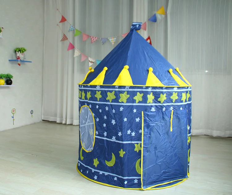 Луна и звезды двухцветная детская монгольская юрта Крытый открытый игровой домик палатка интерактивная игра мяч бассейн игрушка игровой дом