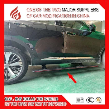 

Aluminium alloy Automatic scaling Electric pedal side step running board with light for Cayenne 2011-2017 2018