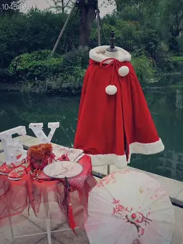 

Kids Red Cape suitable for winter outdoor size SML On sale at end November