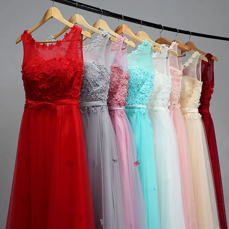 

New Arrival Floor Length Sweat Lady Girl Women Princess Bridesmaid Banquet Party Ball Dress Gown Fast Shipping