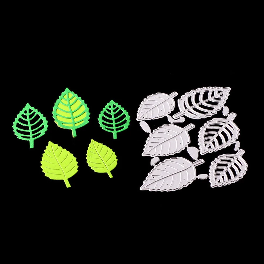 

6 Pcs/pack Leaves Embossing Metal Cutting Dies Alinacraft Die Cuts for Card Making Scrapbooking Thanksgiving Album Decors