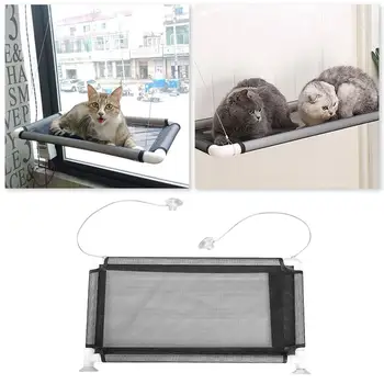 

Cute Pet Cat Dog Hanging Beds Bearing 20kg Cat Sunny Mount Seat Pet Hammock Beds Window Cat Shelf Bed Pet Cat Seat Comforta S3L9
