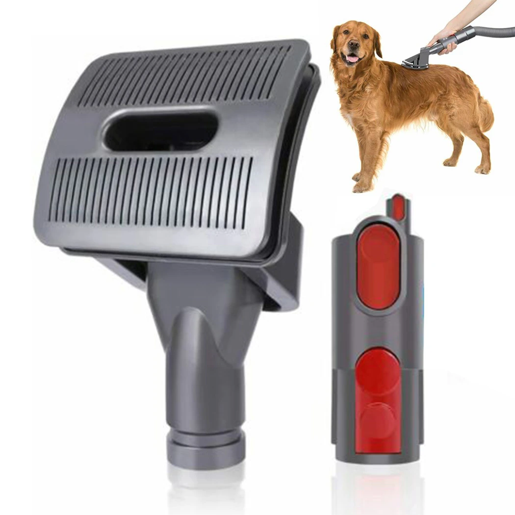 enviar Excretar Empuje Cepillo de pelo para mascotas, adaptador de cepillo de pelo para perros y  gatos para Dyson V11 V10 V8 V7 V6, accesorios de aspiradora con convertidor  de novio para mascotas|Brochas de limpieza| -