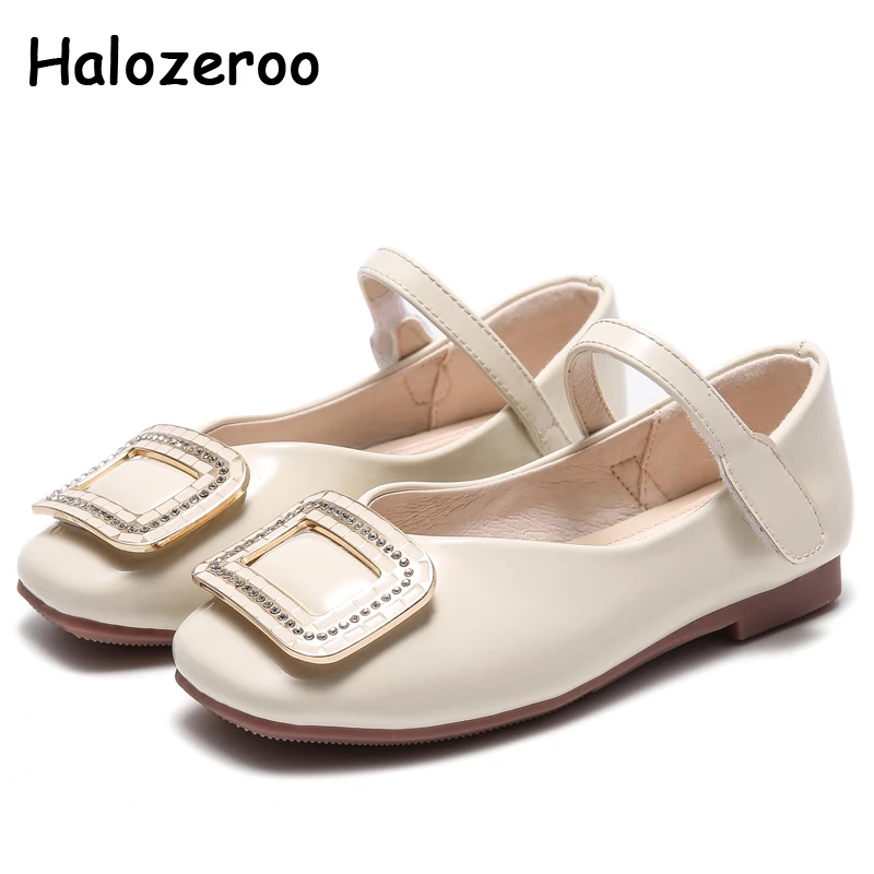 2020 Spring Kids Princess Shoes Baby Girls Pu Leather Flats Children Rhinestone Brand Party Fashion Mary Jane |