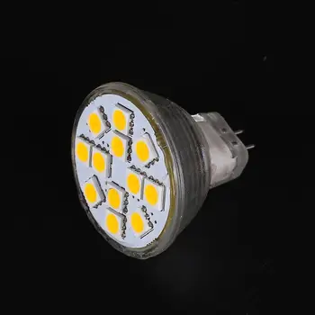 

GU4 MR11 12SMD LED Spotlight Lighting Accessory Warm White/White DC 12V