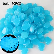 Garden-Supplies Aquarium Cobblestone Landscaping Luminous-Stone Home 50PCS