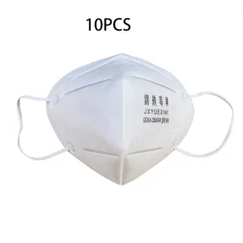 

10PCS/Bag Breathable Men Women Non-Woven Disposable Face Mask Anti Dust Masks Dustproof Facial Protective Cover Masks