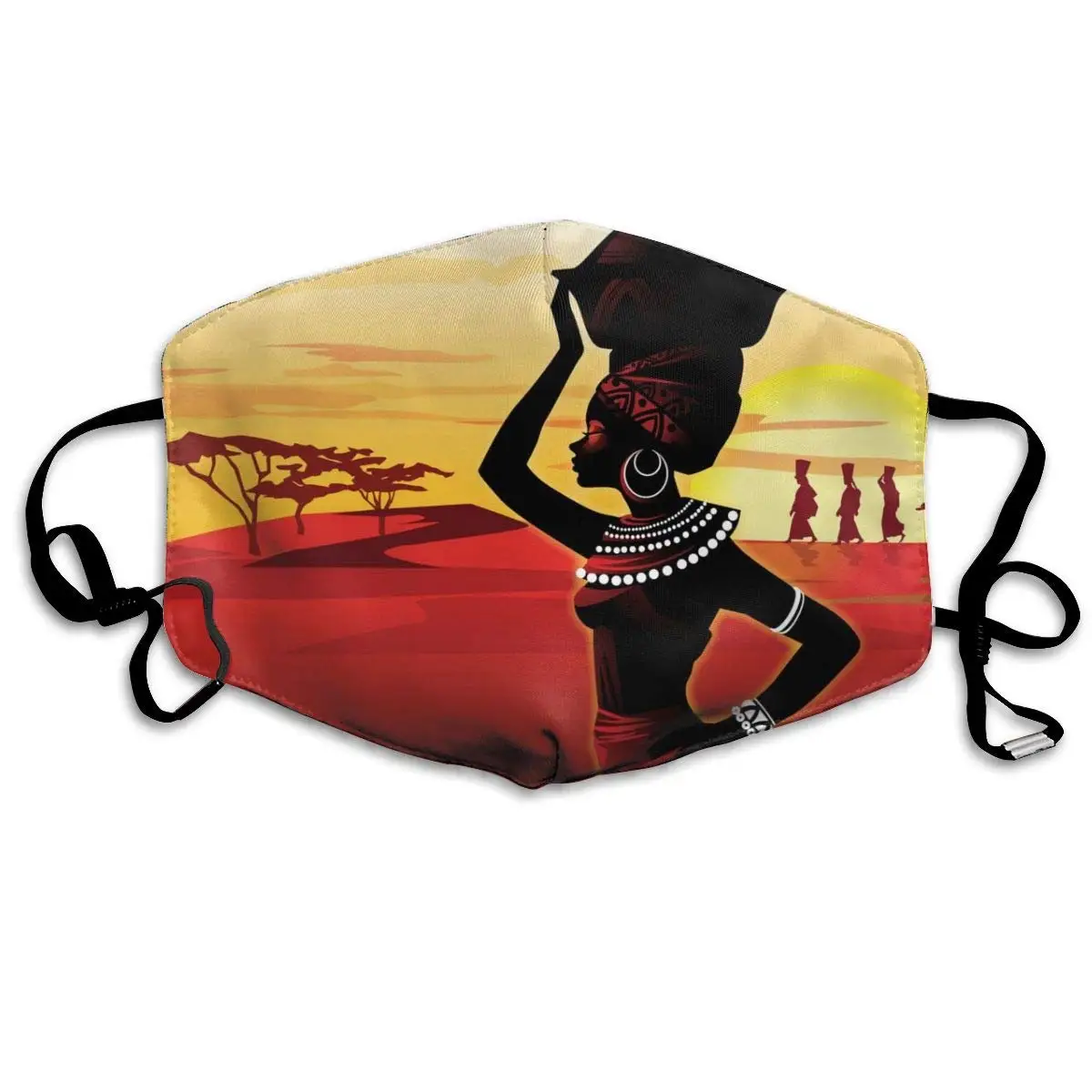 

Mouth Mask African Women Fashion Earloop Face Mask For Kids Teens Men Women Winter Summer