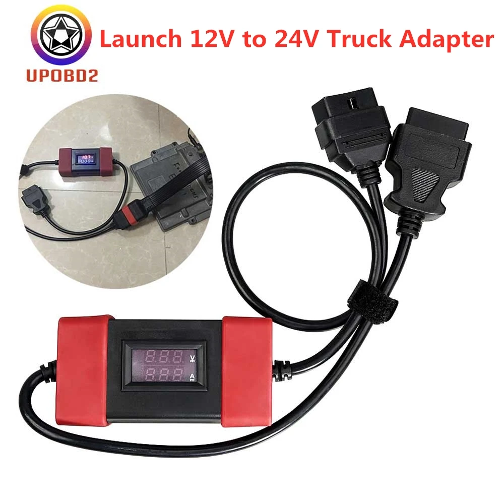 Сверхмощный дизель 12 В до 24 адаптер для грузовиков Launch X431 Easydiag 2 0/3 0 Golo Carcare 3 OBD