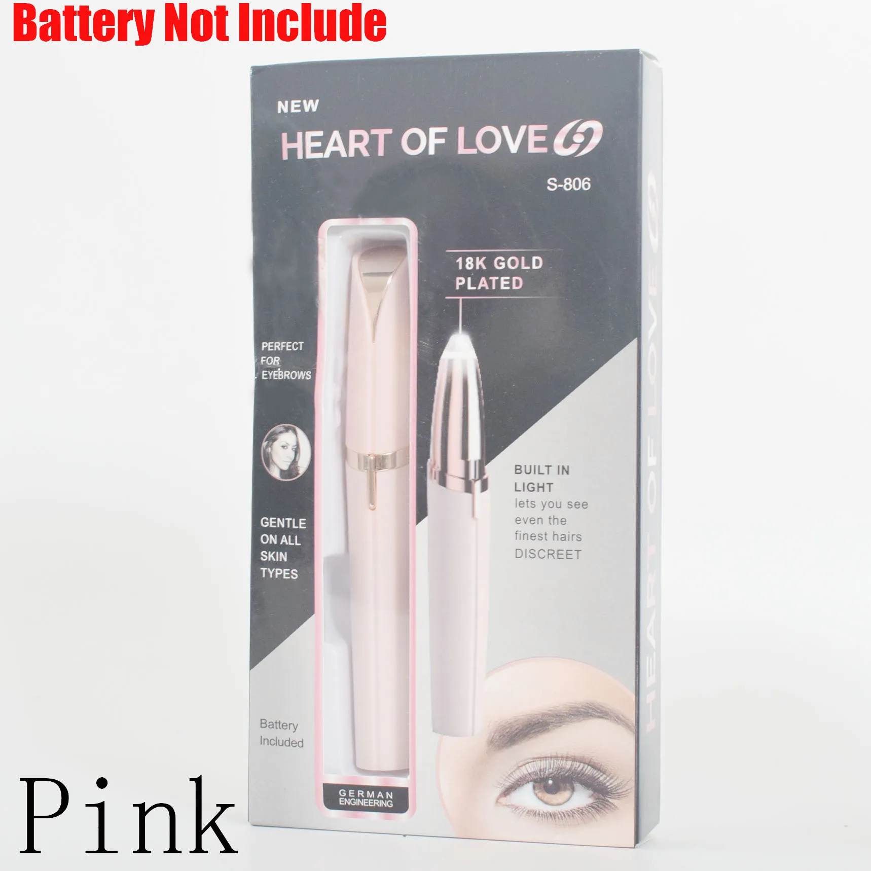 Rose Gold VIP Ссылка для дропшипперов мини многофункциональный электрический с крышкой триммер, для удаления волос брови - Цвет: Rose Gold
