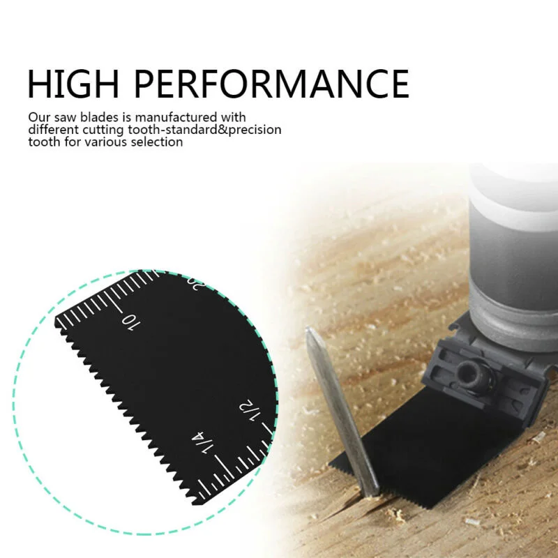 

10pcs Bi-Metal Oscillating Multi-Tool Saw Discs Carbon Steel Cutter Universal Practical New