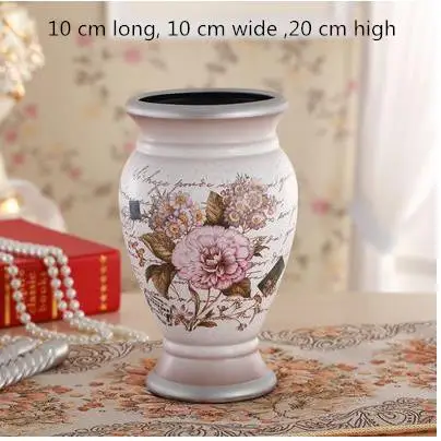 Красивая ваза для лица, европейские украшения для дома, домашний офисный ресторанный настольный дисплей, подарок для свадьбы дня рождения - Цвет: style 14