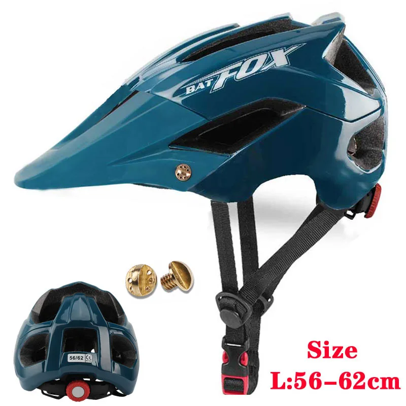 5002-dark green Batfox MTB дорожный велосипедный шлем для мужчин и женщин велосипедный шлем для взрослых спортивный шлем с большим козырьком камуфляж для активного отдыха - Цвет: 5002-dark green