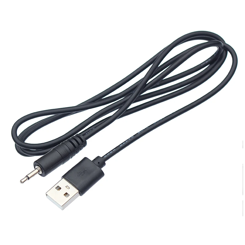 2.5mm Mono Male to USB Power Cable 2 Pole Jack 2.5mm to USB Charging Cable 1M charging cable usb charging cable