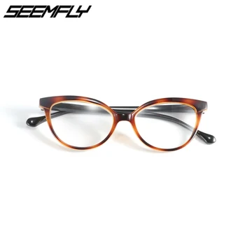 

Seemfly Fashion Cat Eye Reading Glasses Women Anti Blue Light Hyperopia Eyeglasses Optical Spectacle +1.0 1.5 2.0 2.5 3.0 3.5