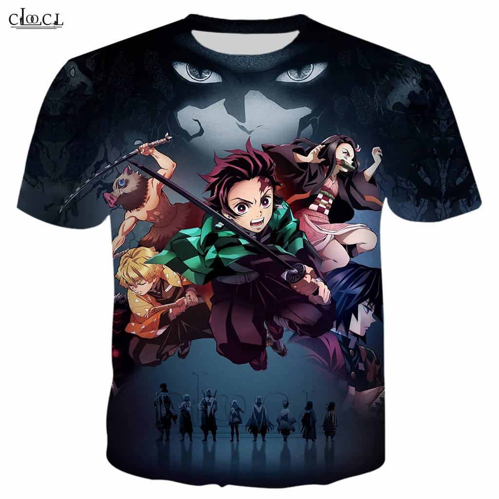 Fashion T Shirt Men / Women Anime Demon Slayer: Kimetsu No Yaiba 3D Printed T Shirts Harajuku Style T Shirt Streetwear Tops T234