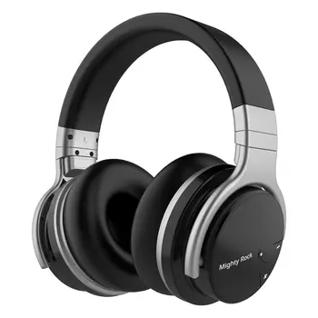 

Mighty Rock E7C Active Noise Cancelling Headphone Bluetooth Headphones Wireless Headset 30 hours Over ear with microphone