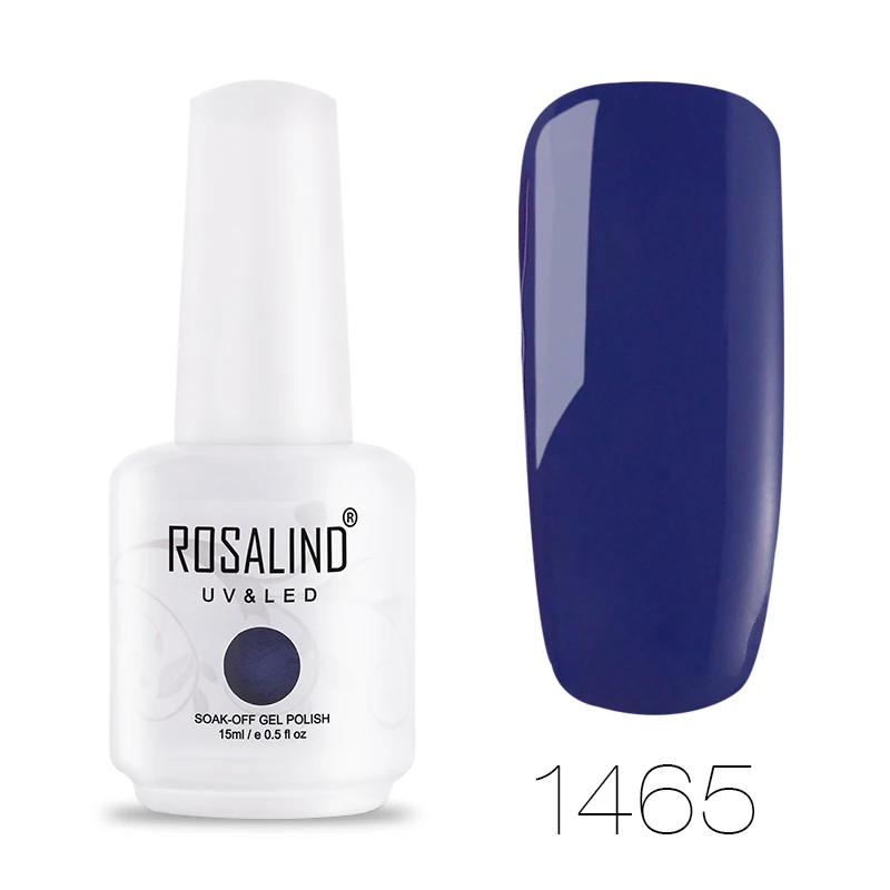 RH1465 ROSALIND 15 мл Гель-лак для ногтей Блестящий неоновый Гель-лак белый замачиваемый Маникюр УФ светодиодный Лампа для дизайна ногтей Гель-лаки - Цвет: RH1465