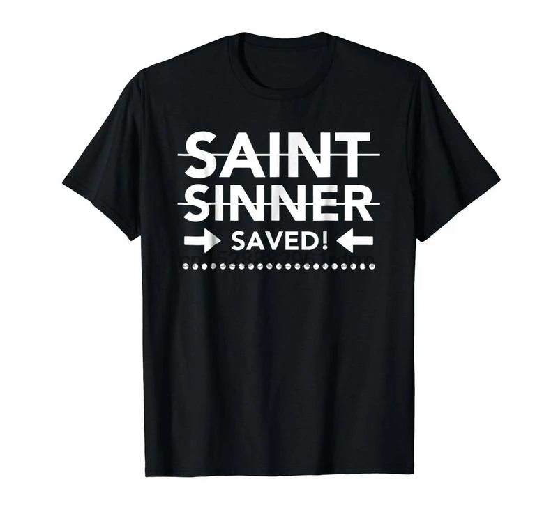 Одежда спасательная христианская Футболка Saint Sinner 1533 |