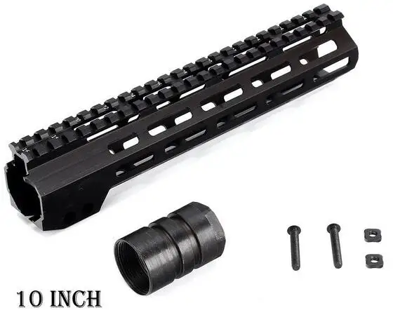 Тактический прицел крепление " 9" 1" 12" 13," 15" 1" дюймов AR15 поплавковая M-LOK Keymod Handguard для охотничьей тропы w стальная гайка - Цвет: 10