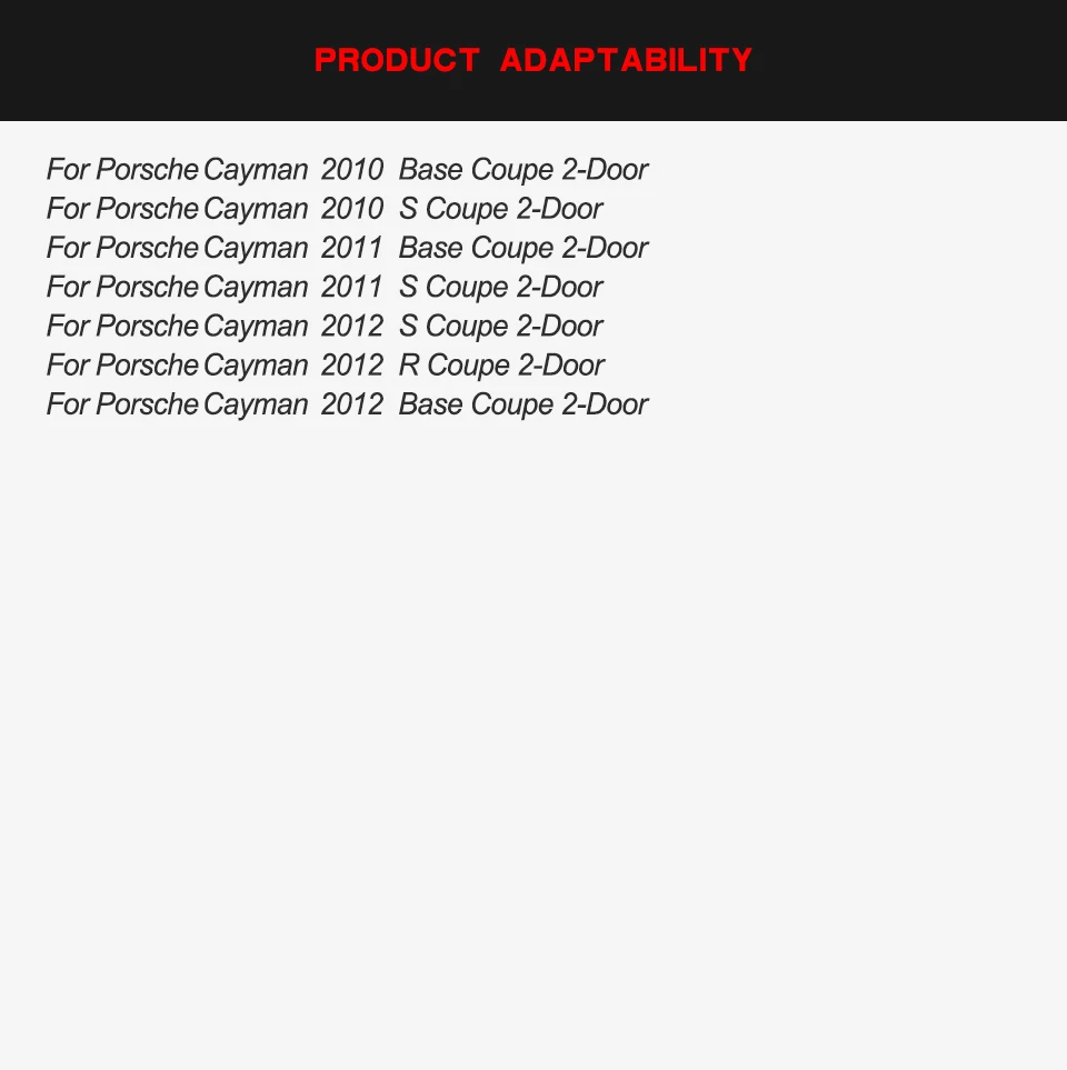 Задний багажник спойлер загрузки губы крыло для Porsche 987 Cayman 2005-2012