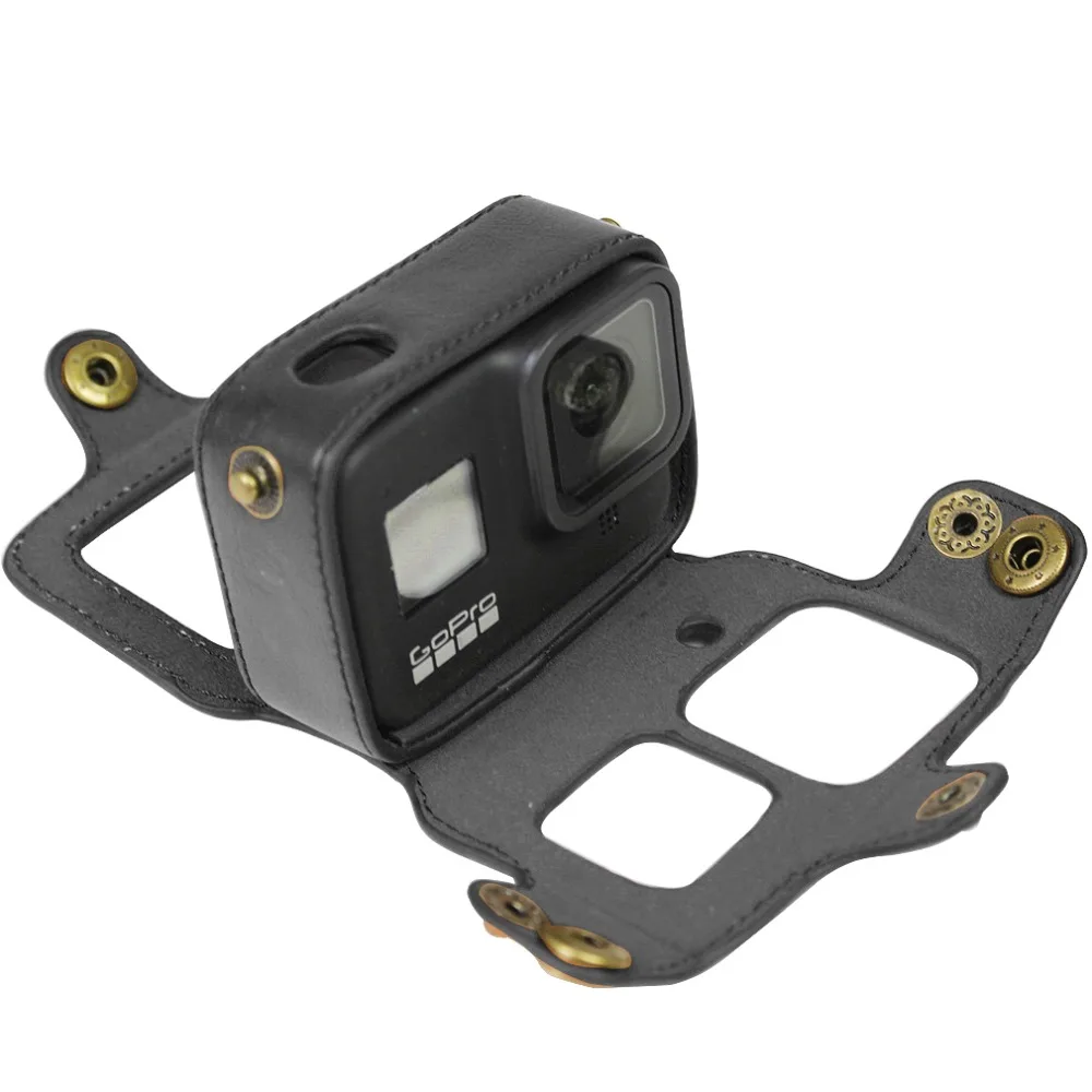 PU защитный чехол для камеры с плечевым ремнем для Gopro Hero 8