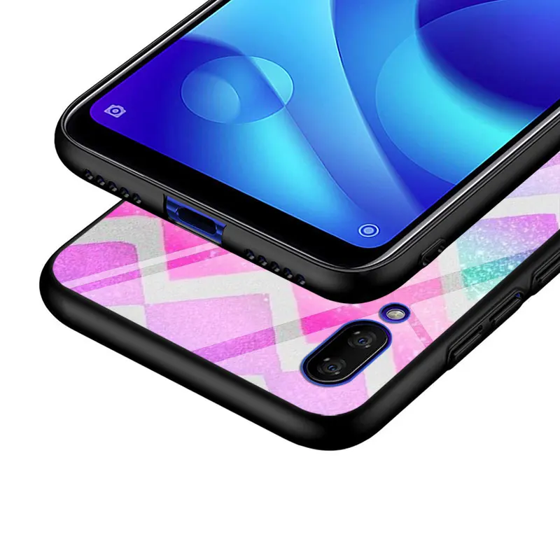 For Xiaomi Redmi Note 9 Max 8T 8 7 6 Pro Gloss Black Cover Curved stripes For Redmi Note 5 Pro 5A 4 4X Phone Case For Xiaomi Redmi Note 9 Max 8T 8 7 6 Pro Gloss Black Cover Curved stripes For Redmi Note 5 Pro 5A 4 4X Phone Case
