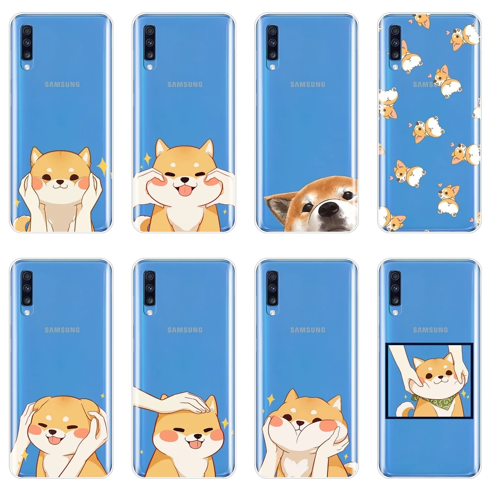 Чехол для телефона Shiba Dog Puppy Samsung Galaxy A10 A20 A30 A40 мягкий силиконовый чехол-накладка A50