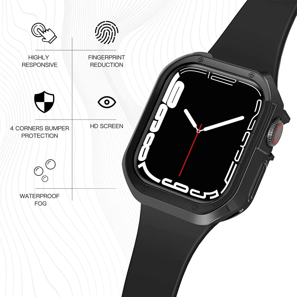  ġ ̽ Ŀ, TPU  ׼, ȭ ȣ, iWatch ø 7, 6, 5, 4, 3, SE, 45mm, 41mm, 44mm, 40mm, 42mm, 38mm