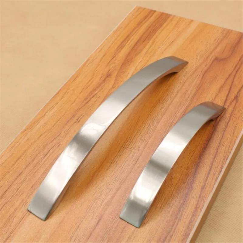Modern Curved Aluminum Knobs And Handles For Kitchen Cabinets Drawer Shoe Door Cupboard Wardrobe Drawer Pull Home Improvements Cabinet Pulls Aliexpress