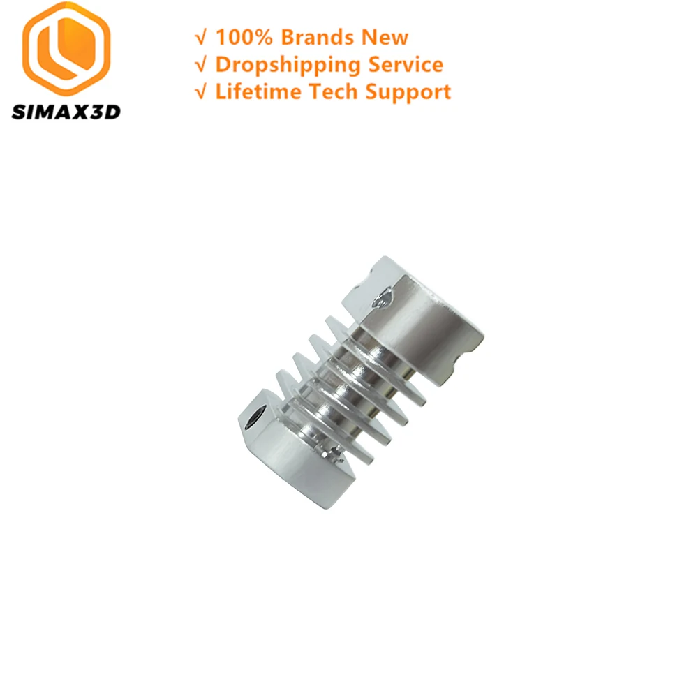 

SIMAX3D Heat Sink Radiator Fit 22mm Cooling Fan MK10 V6 Aluminum Block 27x22x12mm Hotend For 3D Printer Heat Sink Block Accesso