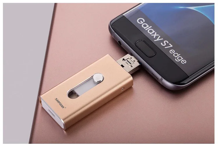 Apple U диск для мобильного телефона Push-Pull подходит для IPhone8/7 S/iPad объем памяти расширение 2,0 компьютер Android