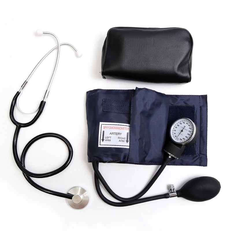 

Manual Sphygmomanometer with Stethoscope Strap Stethoscope Medical Double Tube Double Head Stethoscope Blood Pressure Air Pump