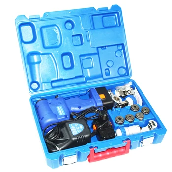 

CT-E800A Electric Expander Air Conditioning Copper Tube Expanding Horn Tool Kit with Scraper Tube cutter Spare Battery Steel Bar