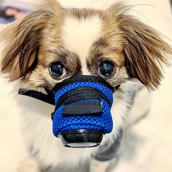 

Doggy Protective masks Dog Protective Muzzle Mask Adjustable Breathable Anti Fog Smoke PM2.5 Puppy Mouth Guard Mask Cover