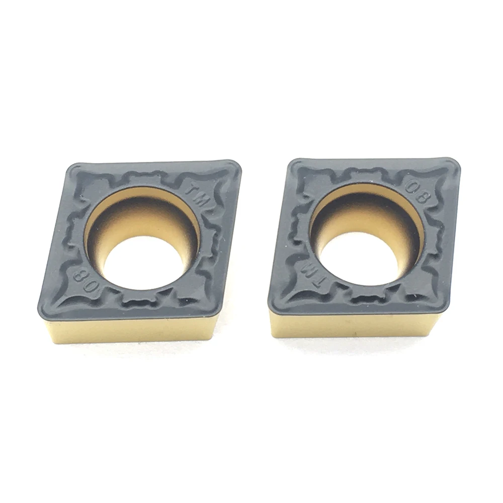 100% Original WS8125 CCMT09T308 TM CNC Lathe Cutter For Steel Turning Tools Carbide Inserts For WC Type U Drill Bit tool