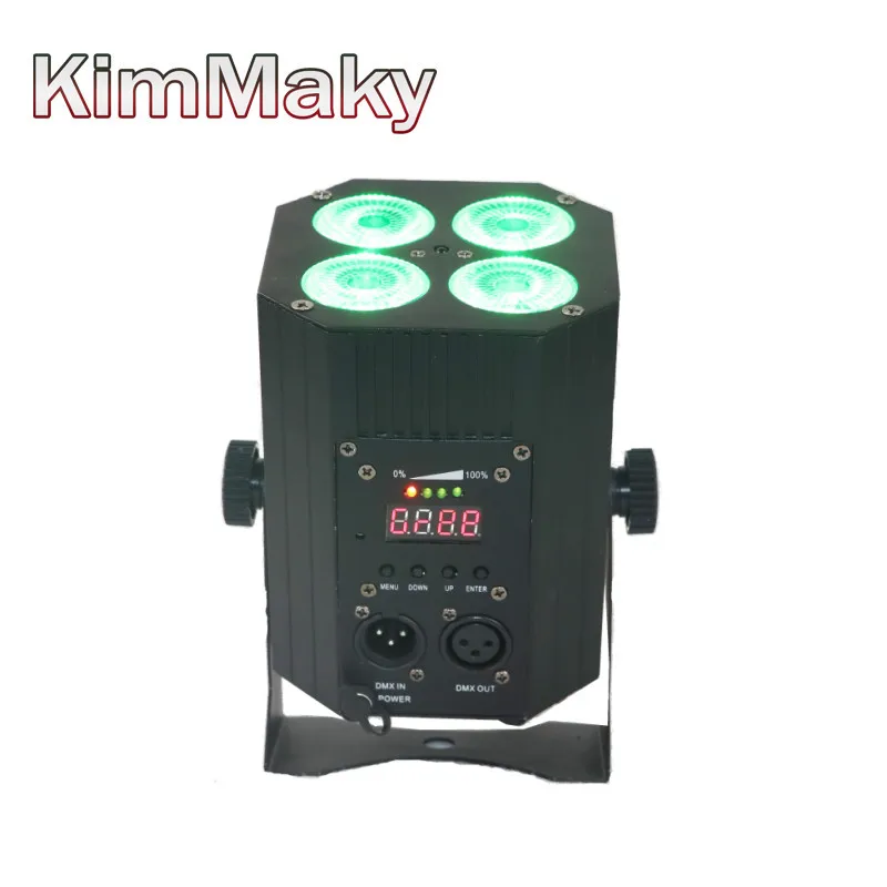 Доставка DHL Freedom Par Hex 4 4*18 Вт 6 в 1 RGBWA + UV DMX беспроводной аккумулятор Uplighter