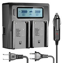 

Neewer Dual-Channel LCD Display Battery Charger with 3 Plug