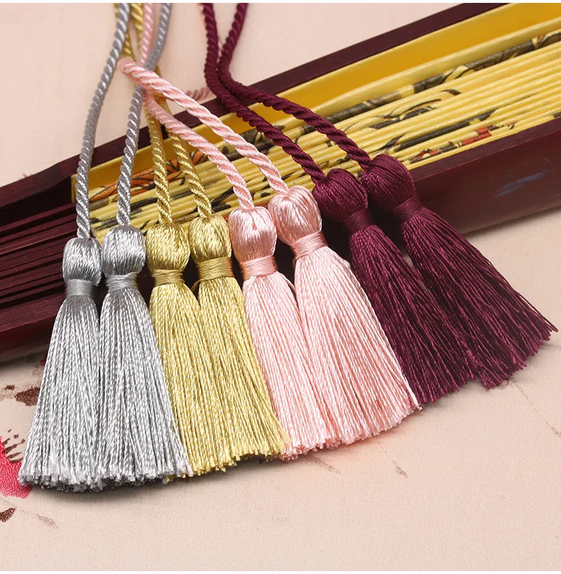 Long Rope Double Fringe Trim Tassels Home Textile Curtain Garment Decorative Accessories DIY Hand Crafts Tieback Tassel 2-10Pcs