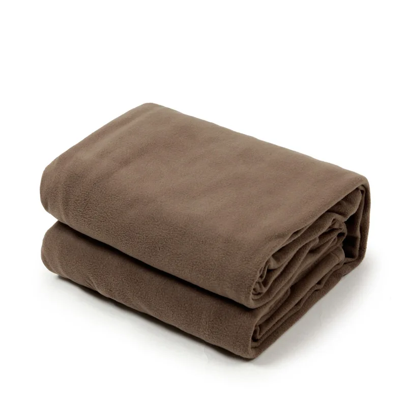 Double-sided fleece Светильник, спальный мешок, Осенний однослойный флисовый спальный мешок для кемпинга, походов, путешествий, многофункциональный ультра-светильник, спальный мешок - Цвет: Double-sided fleece