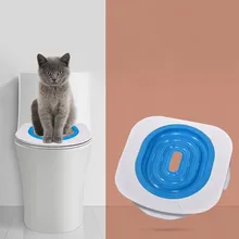 Кошачий Туалет система обучения котенок Туалет Тренировочный мат удобный исчезающий тренажер лоток Альтернативная кошка тренировочные инструменты
