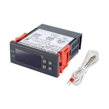

220V 10A Digital Display Thermostat Controller Intelligent Temperature Control Switch for Freezer Aquarium Temperature Control