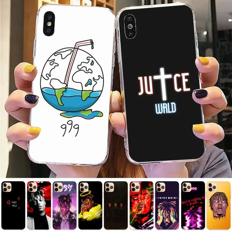 Vintage Gifts Pop 33020265039 Wasted Inspired by juice wrld Phone Case Compatible With Iphone 7 XR 6s Plus 6 X 8 9 11 Cases Pro XS Max Clear Iphones Cases TPU Vintage Gifts Vans 