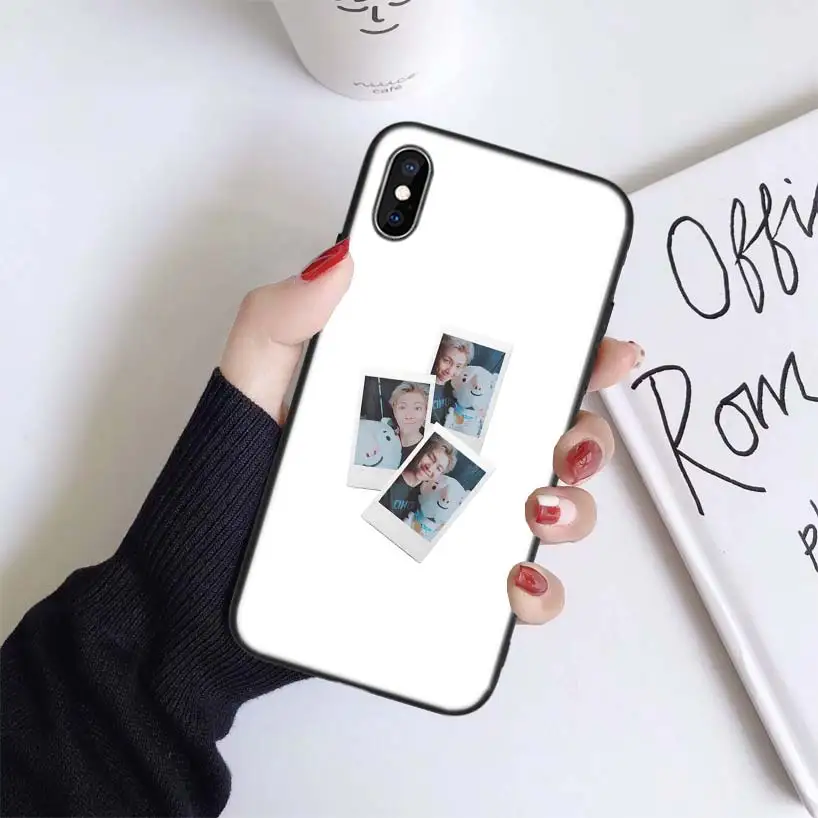 Чехол для Apple iphone 11 Pro XR XS Max X 7 8 6 6S Plus 5 5S SE Черный силиконовый чехол для телефона - Цвет: BS163-7