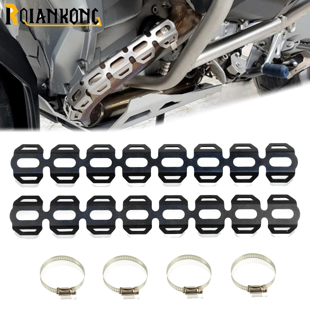 

Motorcycle F800GS F700GS Exhaust Muffler Pipe Heat Shield Guards Cover crash Protector For BMW F 700 800 GS ALL YEAR 2018 2017