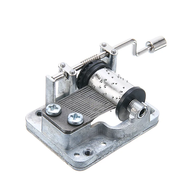 Metal Hand Crank Musical Movement Part For DIY Music Box “We Are The  Champions”