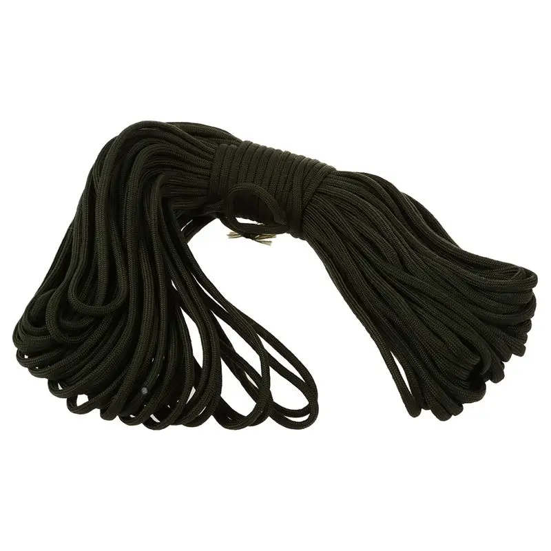 100 футов Паракорд выживания парашют веревочные шнуры оливково зеленые|Шнуры| |